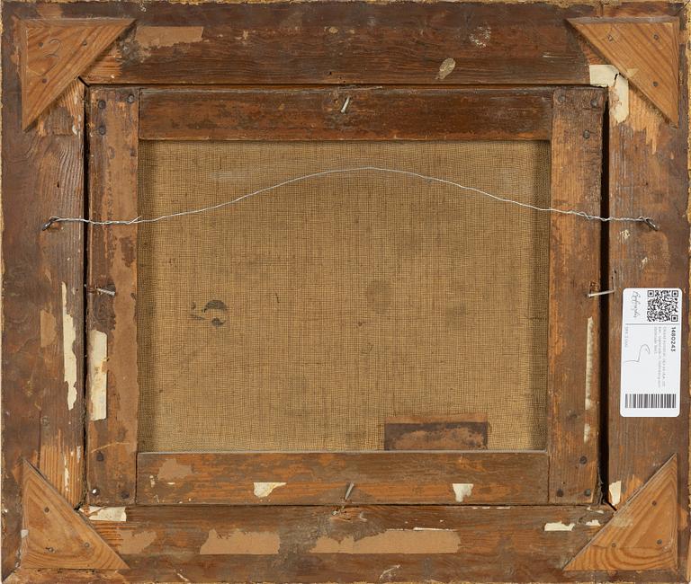 Unknown artist, oil on canvas, a pair, signed H. Holmberg and dated 1883.