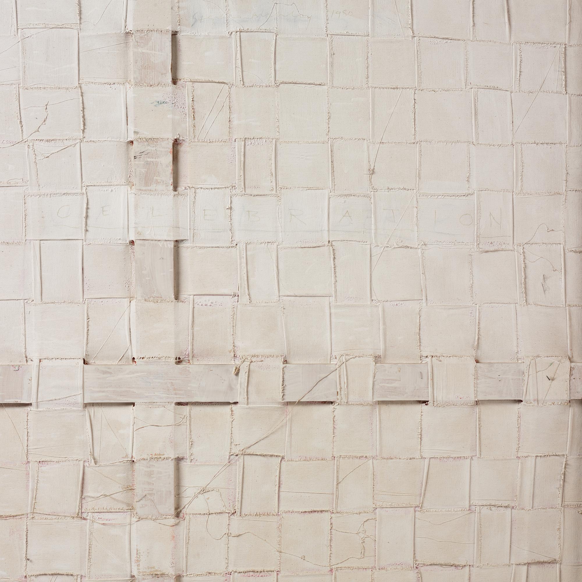 Stephen Buckley, oil on paper on canvas, executed in 1980.