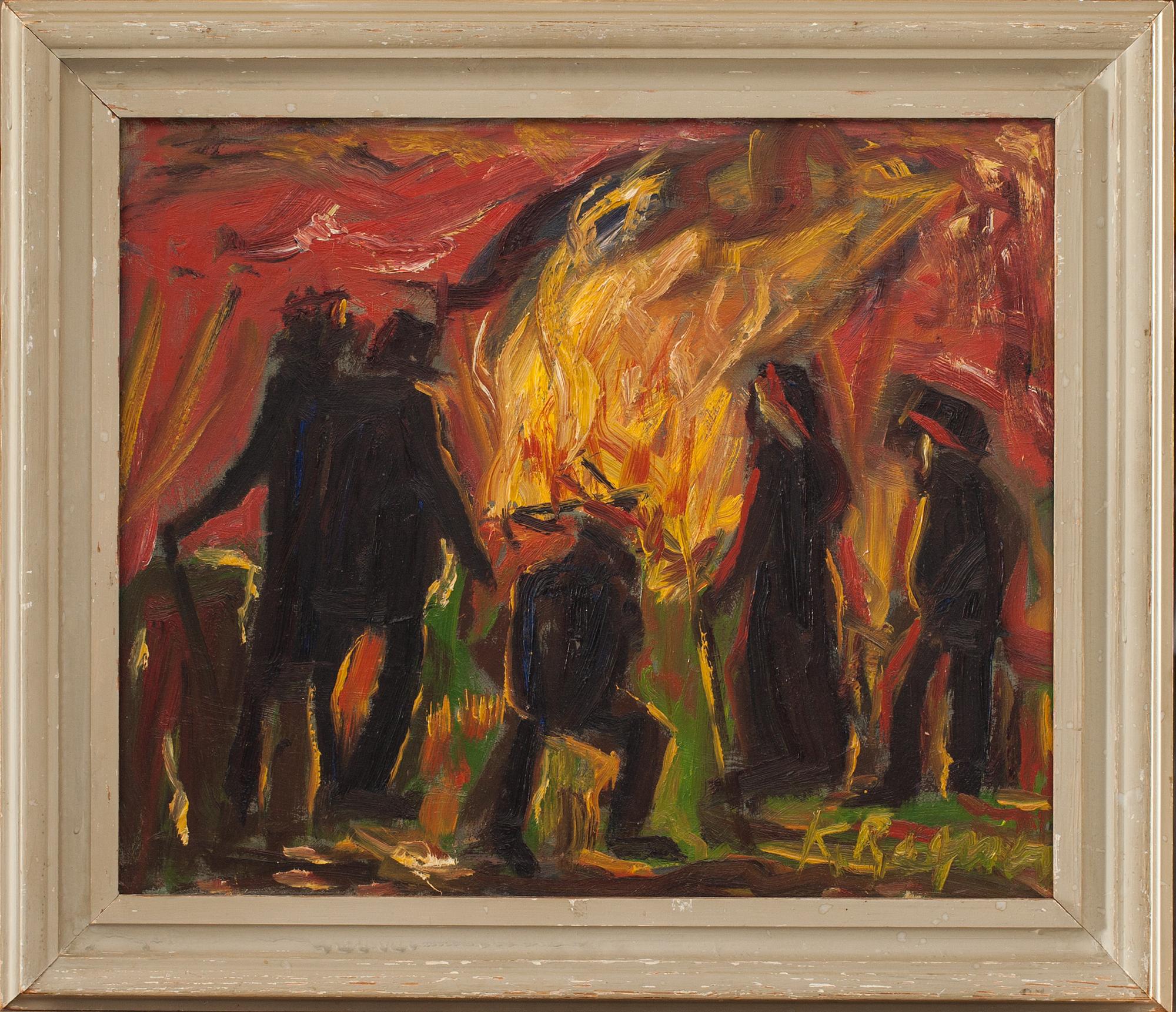 KARL-RAGNAR JOHANNESSON, olja på pannå, signerad, à tergo daterad 1942.