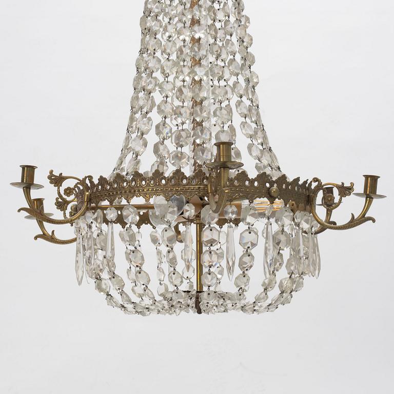 An Empire-Style Chandelier, 20th Century.