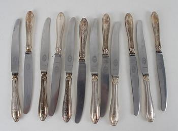 MATKNIVAR, 12 st. Silver, modell "Vasa".