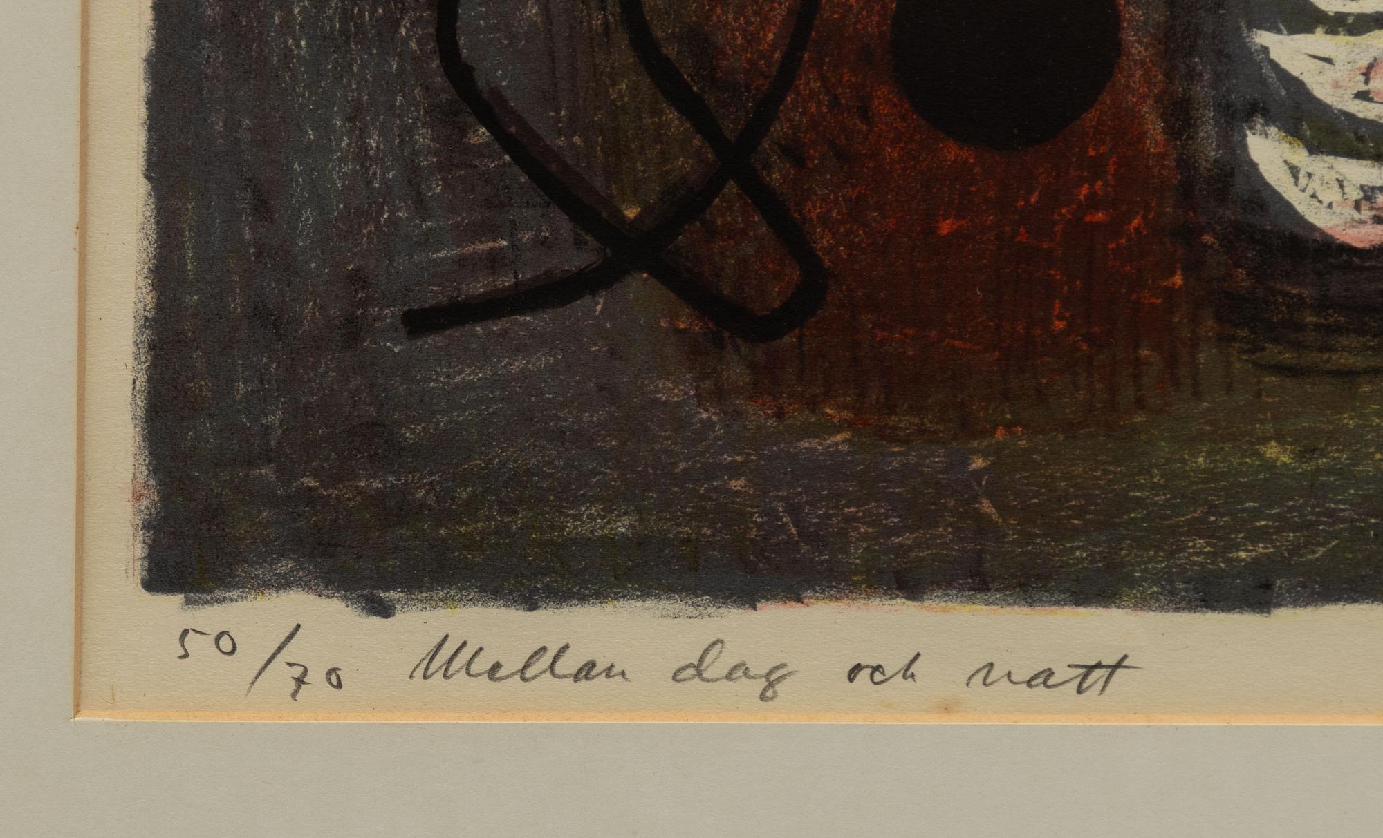Nils Wedel, "Mellan dag och natt".
