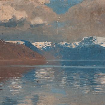 Hans Dahl, View from Strandheim.