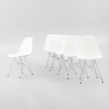Charles & Ray Eames, stolar, 6 st, "Plastic chair DSR", Vitra, 2010-14.