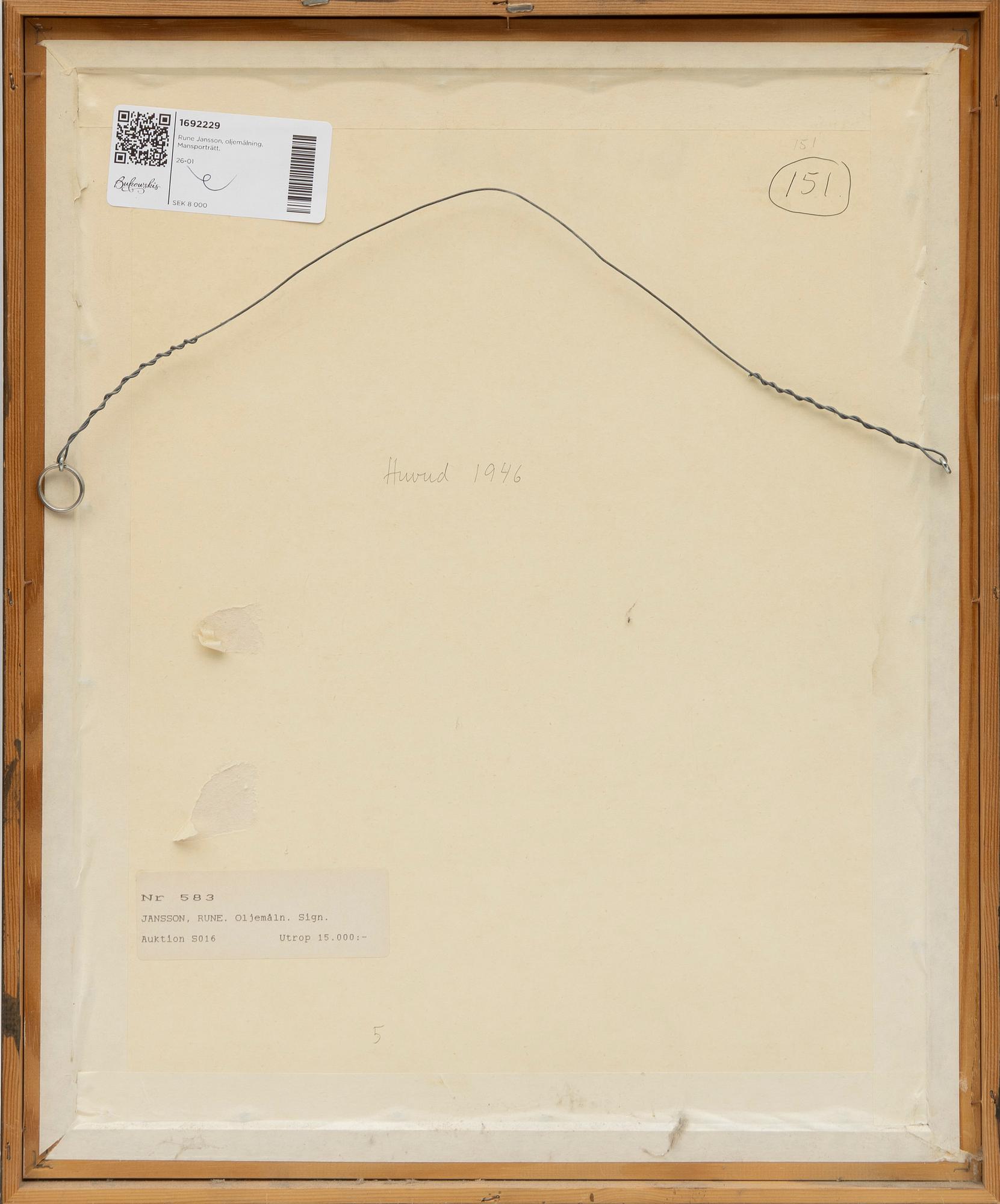 Rune Jansson, "Huvud".