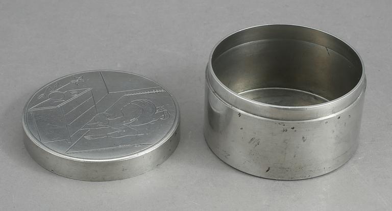 BURK, tenn, Stockholm, Guldsmedsaktiebolaget GAB, 1933.
