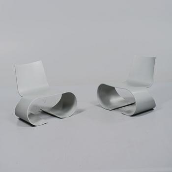 FÅTÖLJER, ett par, "Oto", Peter Karpf för Iform, 2000.