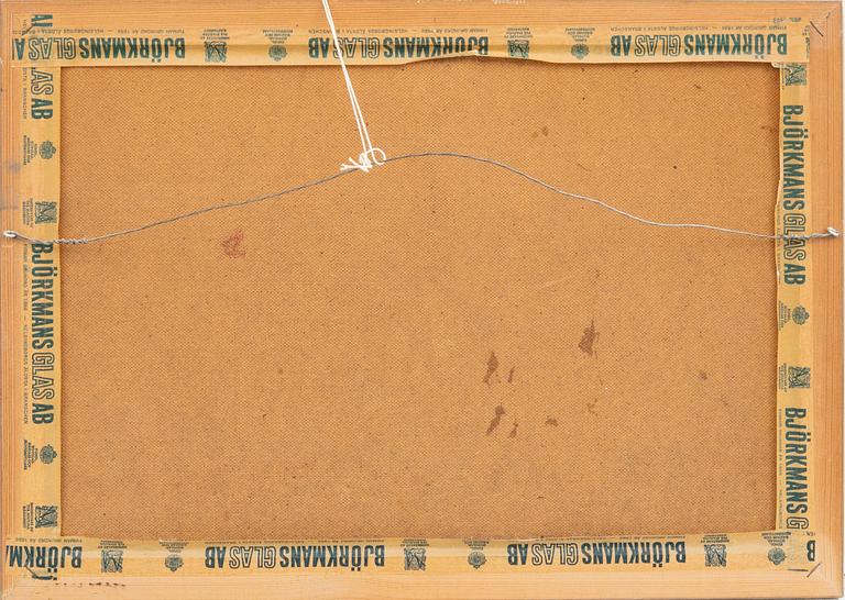 Gerhard Nordström, oil on panel with extension signed.