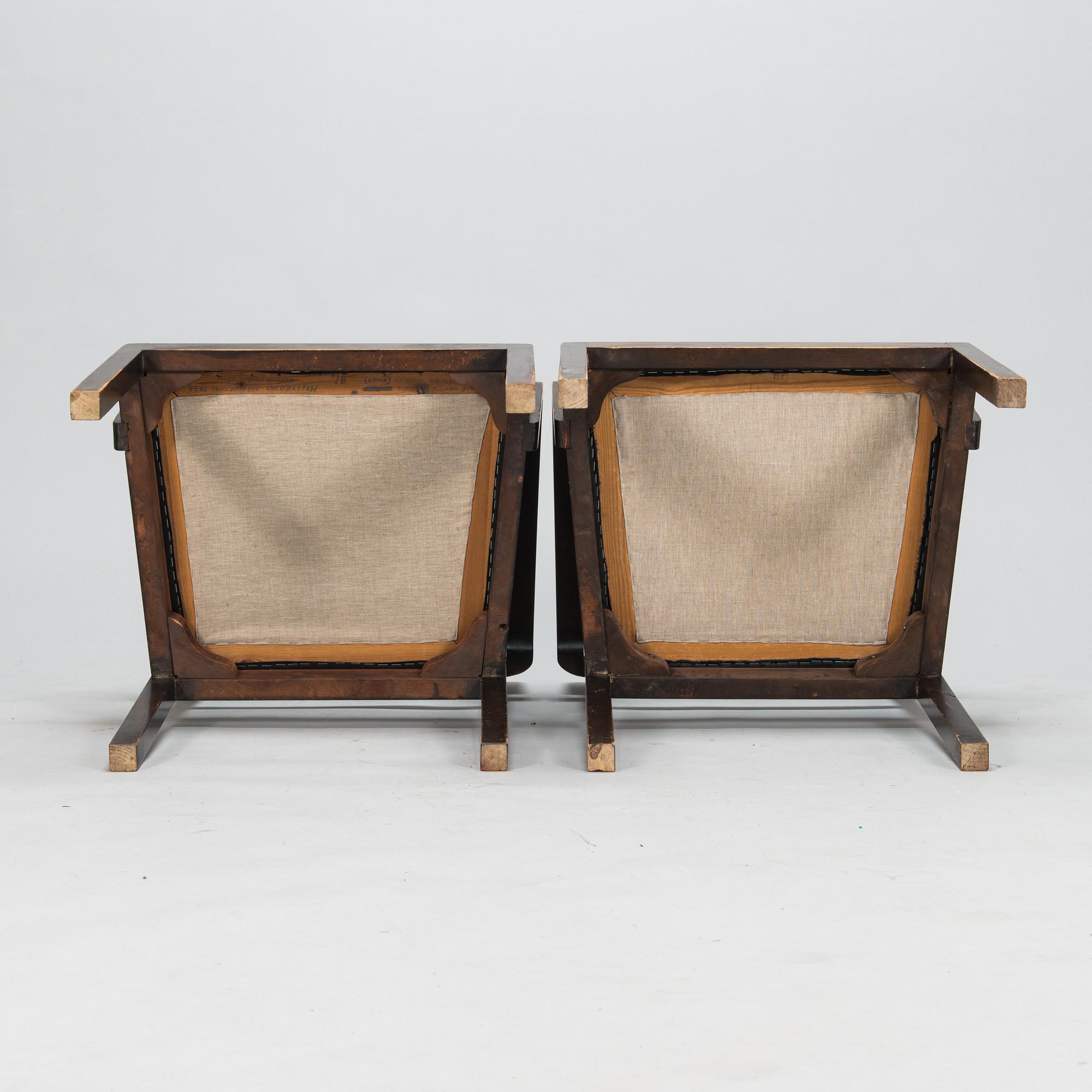 Nojatuolipari, 1930-luku.