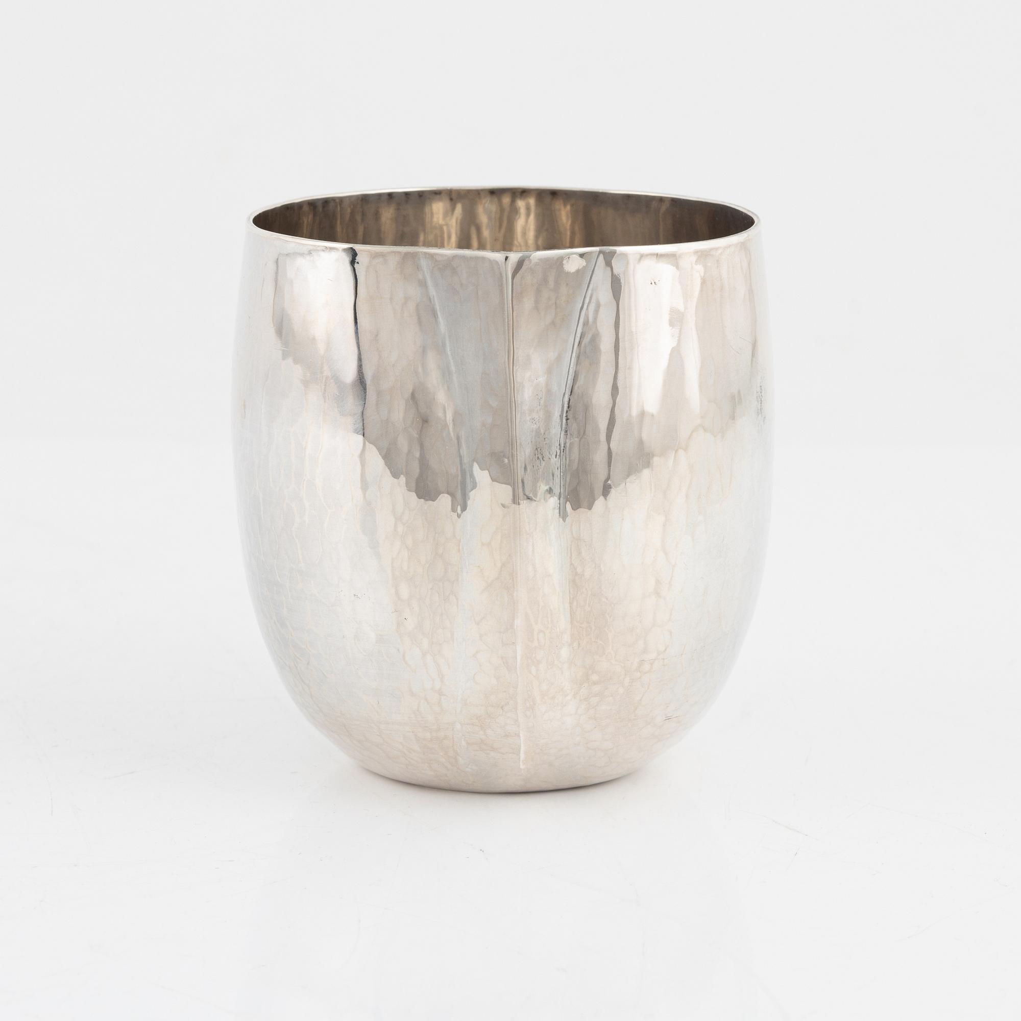 Jan Lundgren, kanna, silver, Stockholm 1981.