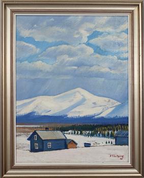 ANTON LINDFORSS, olja på duk, signerad och daterad 1941, även a tergo.