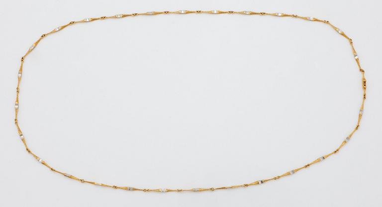 Lapponia collier 18K guld och platina.