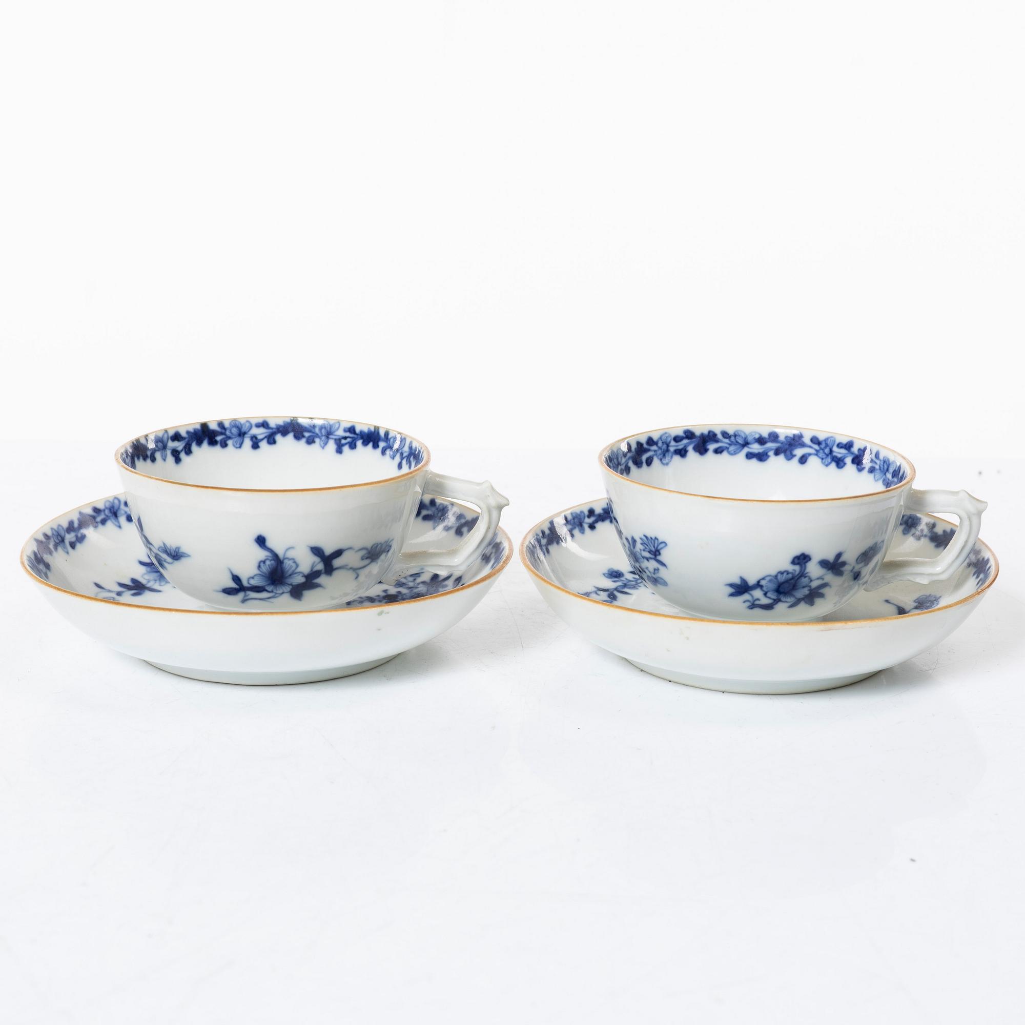 Porcelain, 7 pieces, China, 18th-19th century.