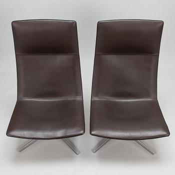 A pair of armchairs, 'Catifa 70 Lounge Chair', Arper, Italy.