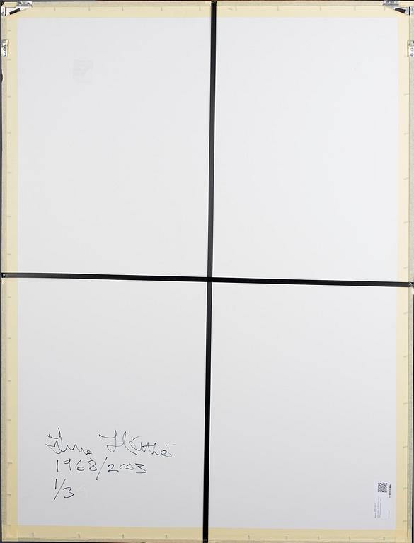 photograph, lambda-print, signed and dated 1968/2003 a tergo.