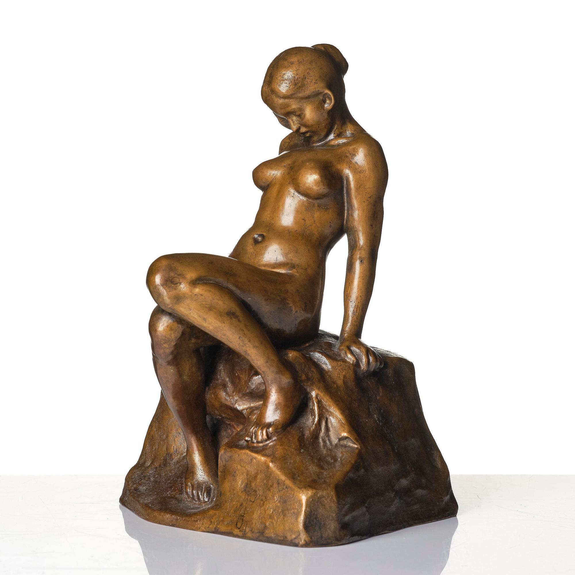 Carl Eldh, "Seated Girl".