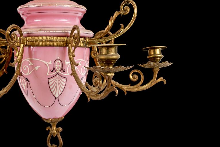 TAKFOTOGENLAMPA, omkring 1900. Höjd ca 55cm.