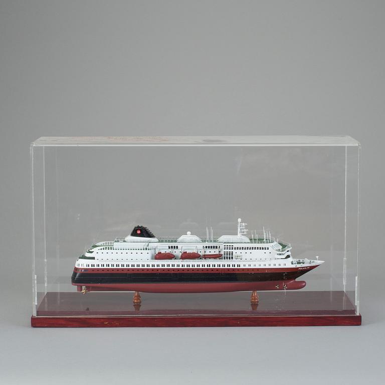 FARTYGSMODELL, hurtigruttsfartyg "Polarlys", 2000-tal.
