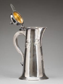 VINKANNA, silver. Emil O Möller(1890-1940) Malmö 1906. Ca 1200g.