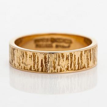 Björn Weckström, an 18K gold ring 'Lapp gold' for Lapponia 1970.