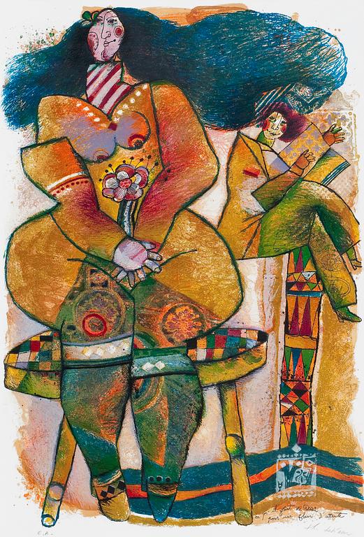 Theo Tobiasse, "EX QU'IL FAUT DE DÉSIR POUR UNE FLEUR J'ATTENTE".