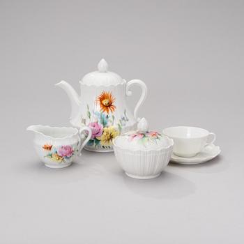 A 1960s hand-painted porcelain coffee set by Limoges.
