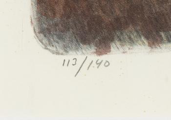 Philip von Schantz, lithograph in colours, 1979, signed 113/140.