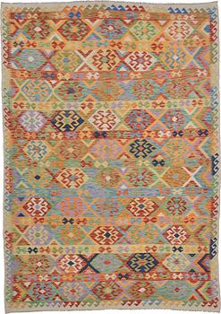 A CARPET, kilim, ca 290 x 206 cm.