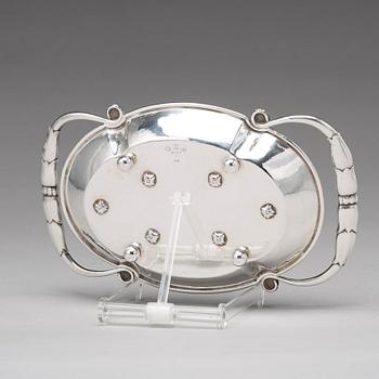 Georg Jensen, bordsurtout, Köpenhamn 1920, 830/1000 silver, design nr 255,