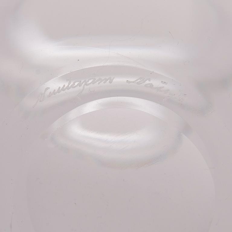 A decanter 'The Bells of Kremlin', signed Nuutajärvi, Notsjö.