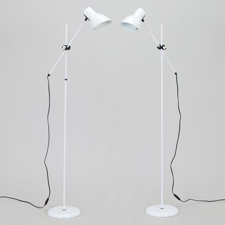 A pair of late 20th-century floor lamp by Veneta Lumi, Italy.