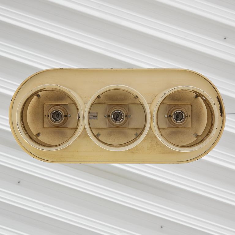 Alvar Aalto, a ceiling lamp model A 203,  Valaisinpaja Finland, 1970s.
