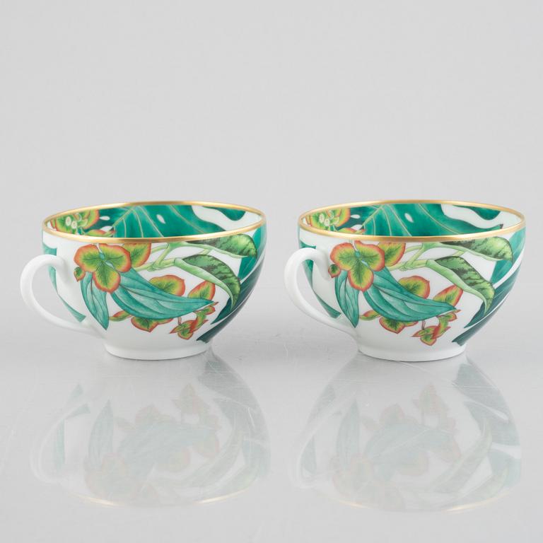 Hermès, a ten-piece 'Passifolia' tea service, France, contemporary.