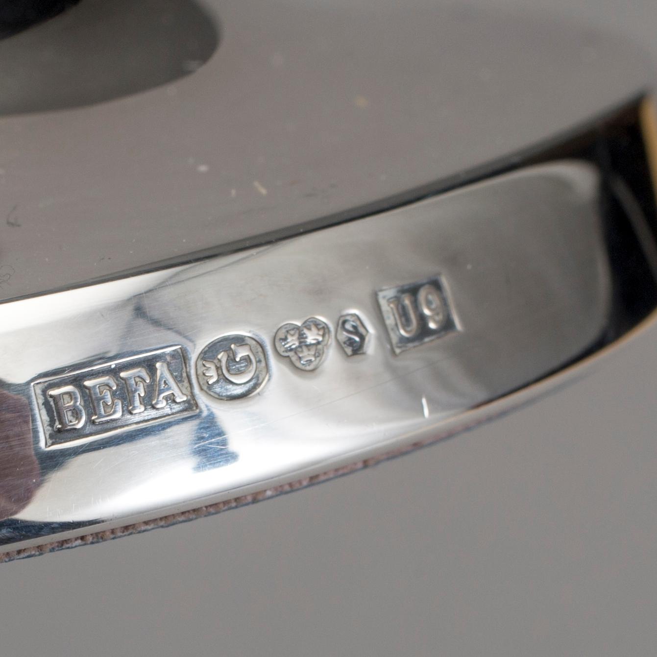 LJUSSTAKAR, 1 par, silver, BEFA, Göteborg, 1970.