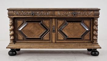 MATSALSGRUPP, 8 delar, barockstil, 1900-tal.