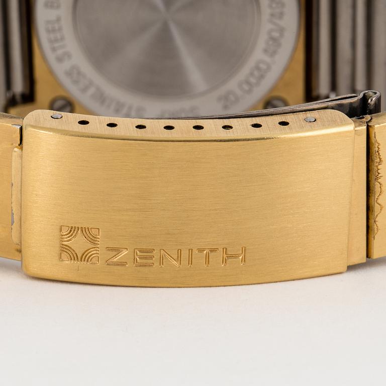 ZENITH, wristwatch, 32,5 x 37 mm.