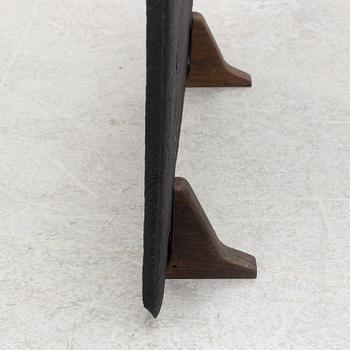 A stove plate, cast iron, 19th century.