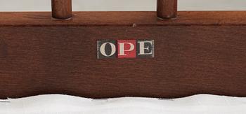 FÅTÖLJER, ett par, "Skrindan", Kerstin Hörlin-Holmquist, OPE Möbler, 1900-talets andra hälft.