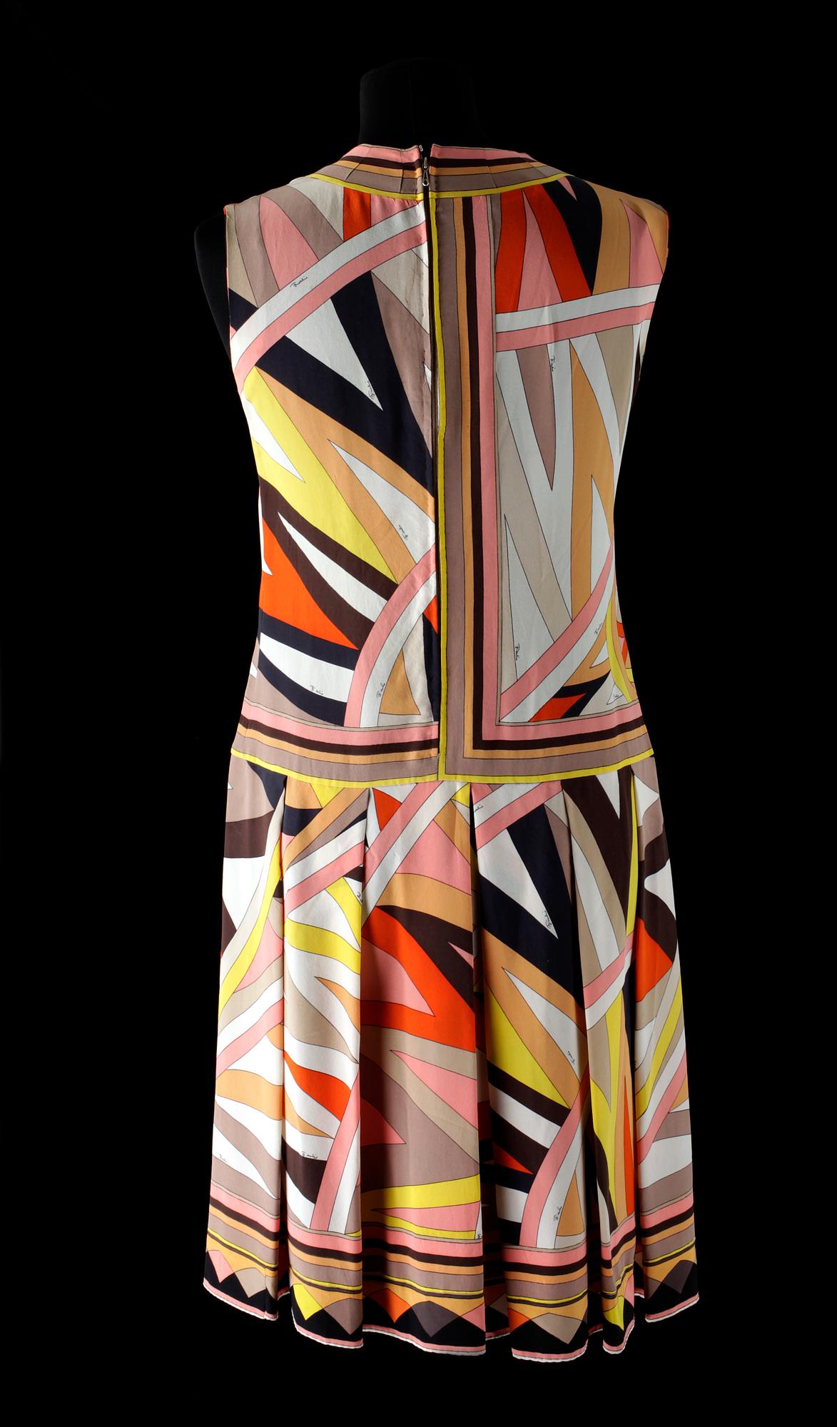 A 1960s silk dress by Pucci.