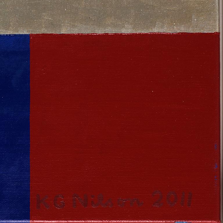 KG NILSON, oil on canvas, signed and dated 2011.