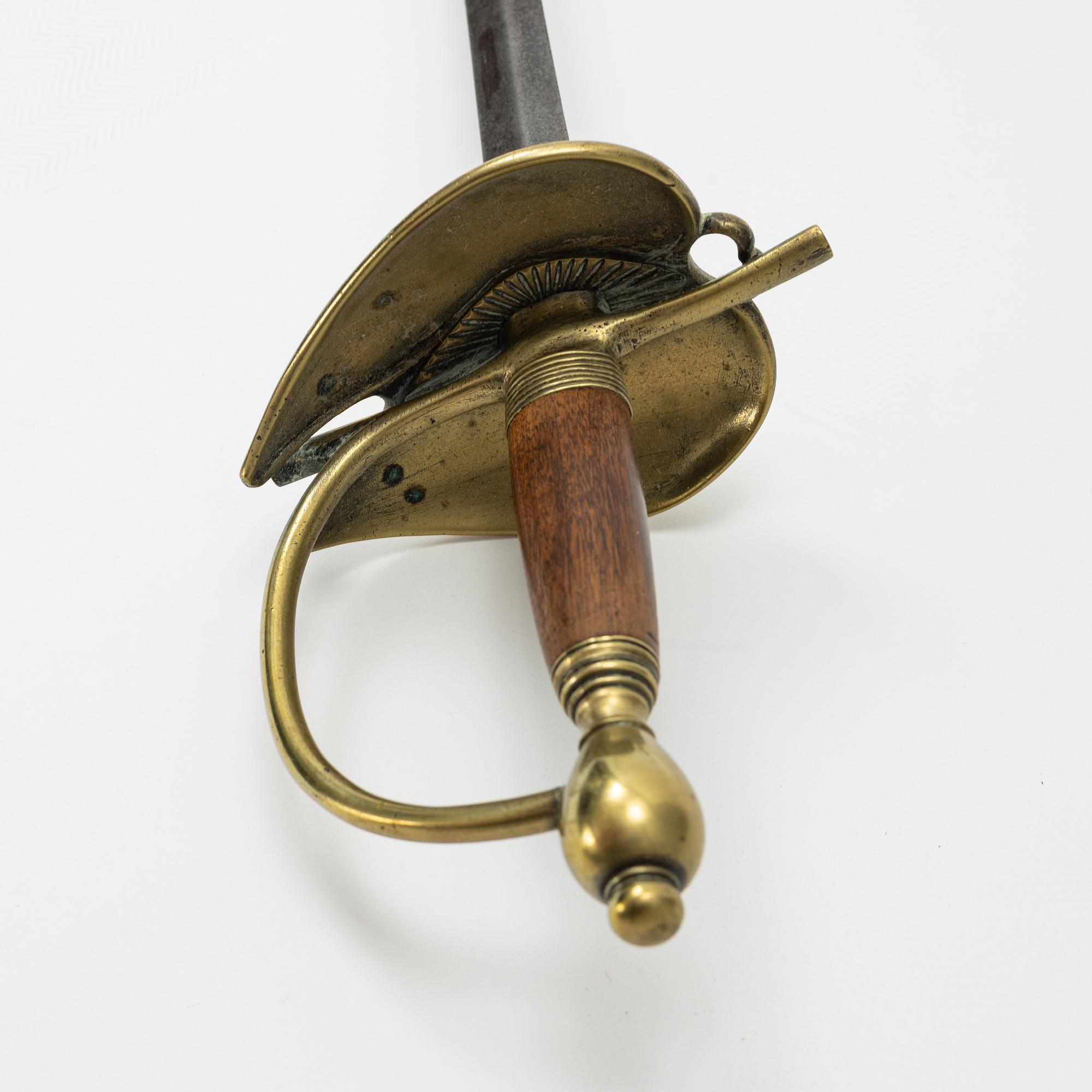 A 19th Century boat-shell sword.