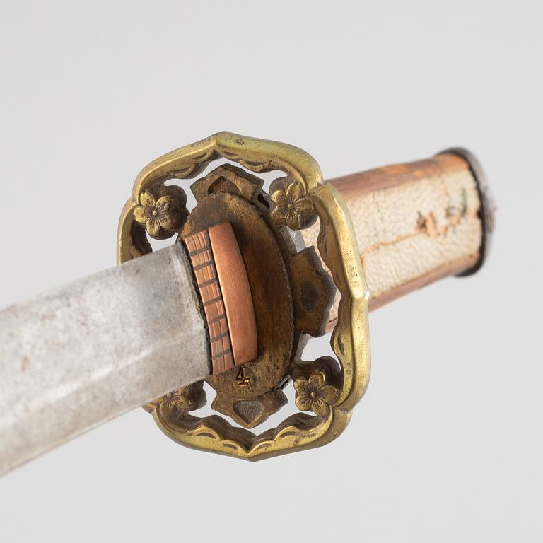 Wakizashi, Japan, mei Kanabo Hayato Jyo Masazane Saku, Tenmon 1500-tal.