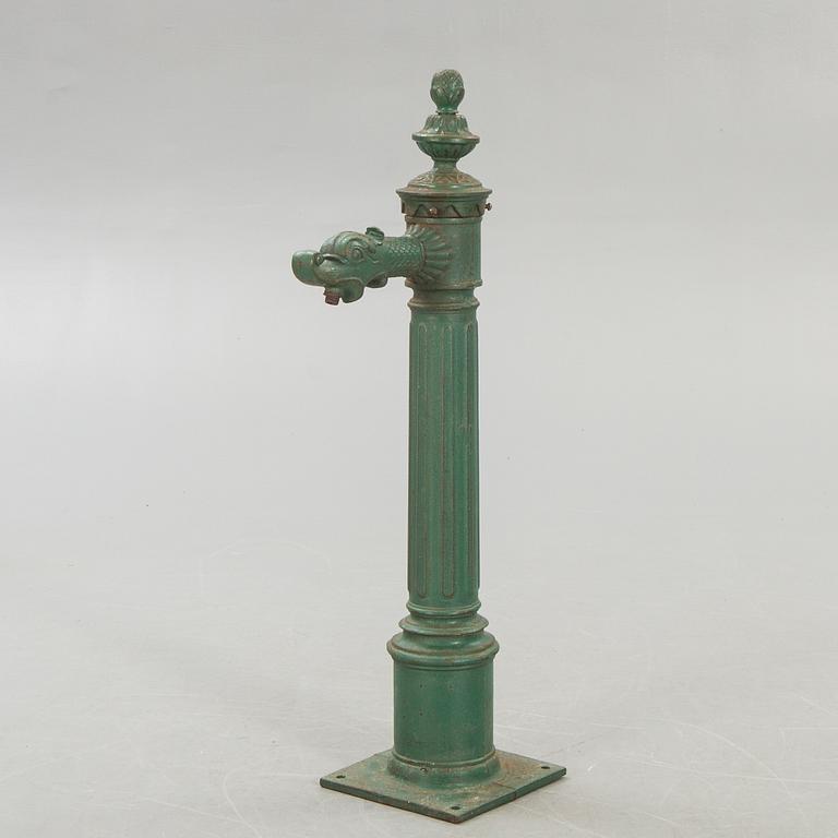 Vattenpost, 1900-talets början gjutjärn.