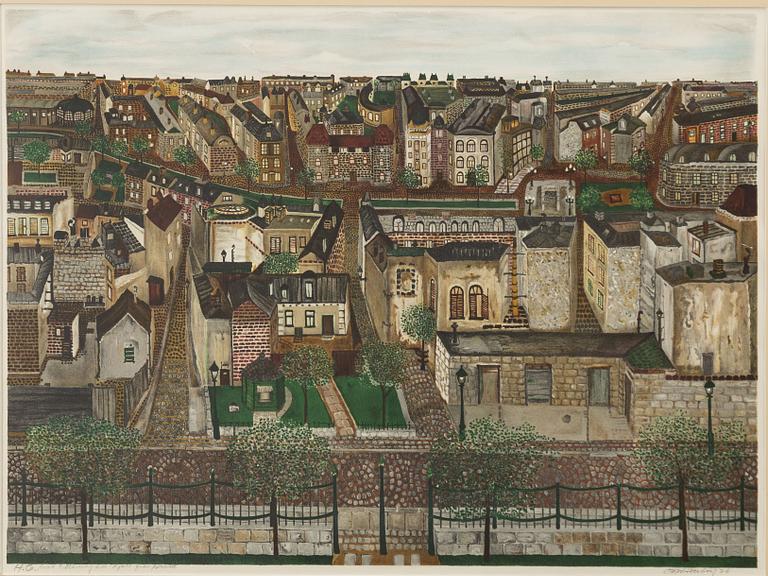 Arvid Widerberg, View of Paris.