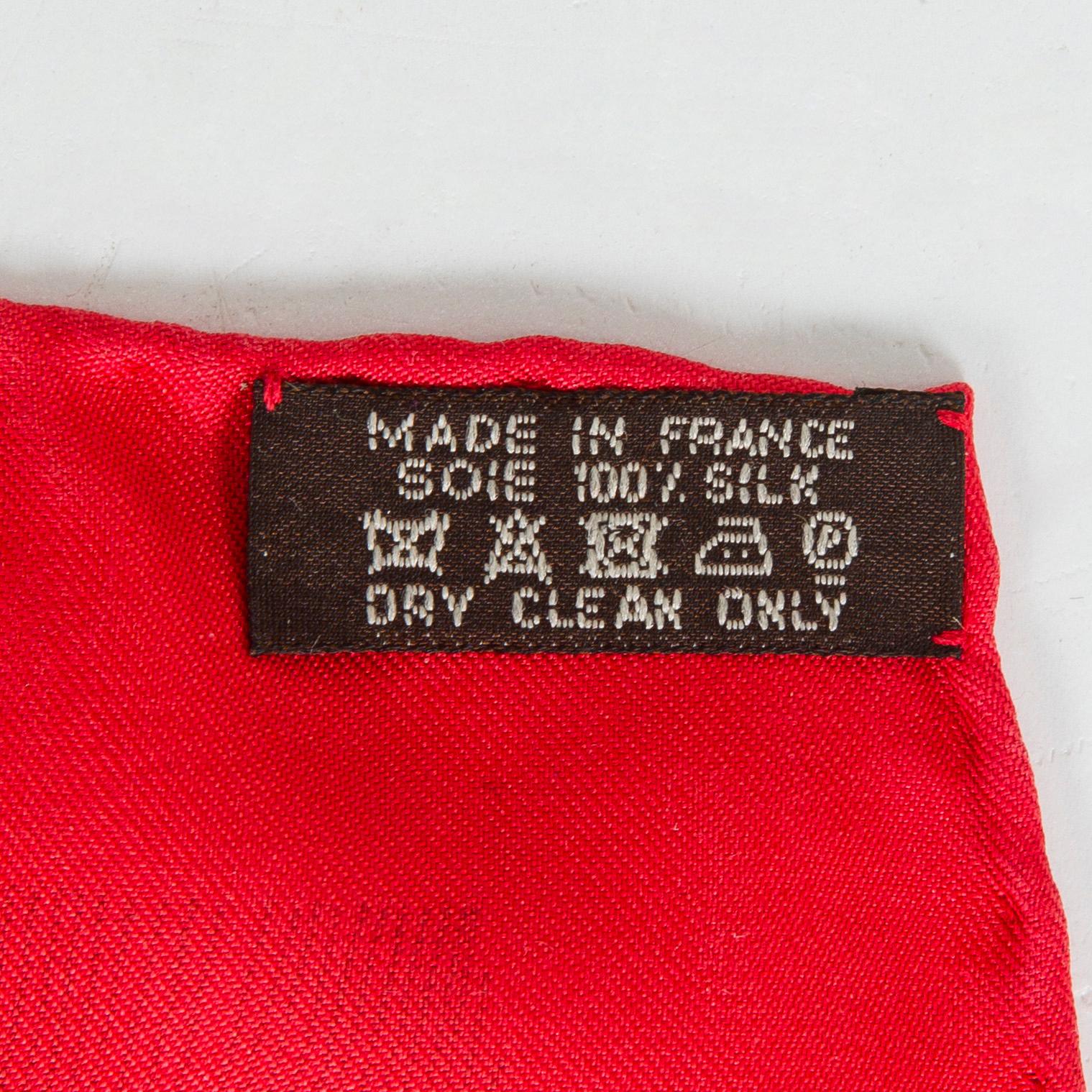 Hermès, an 'Etude Pour une Parure de Gala' silk scarf.