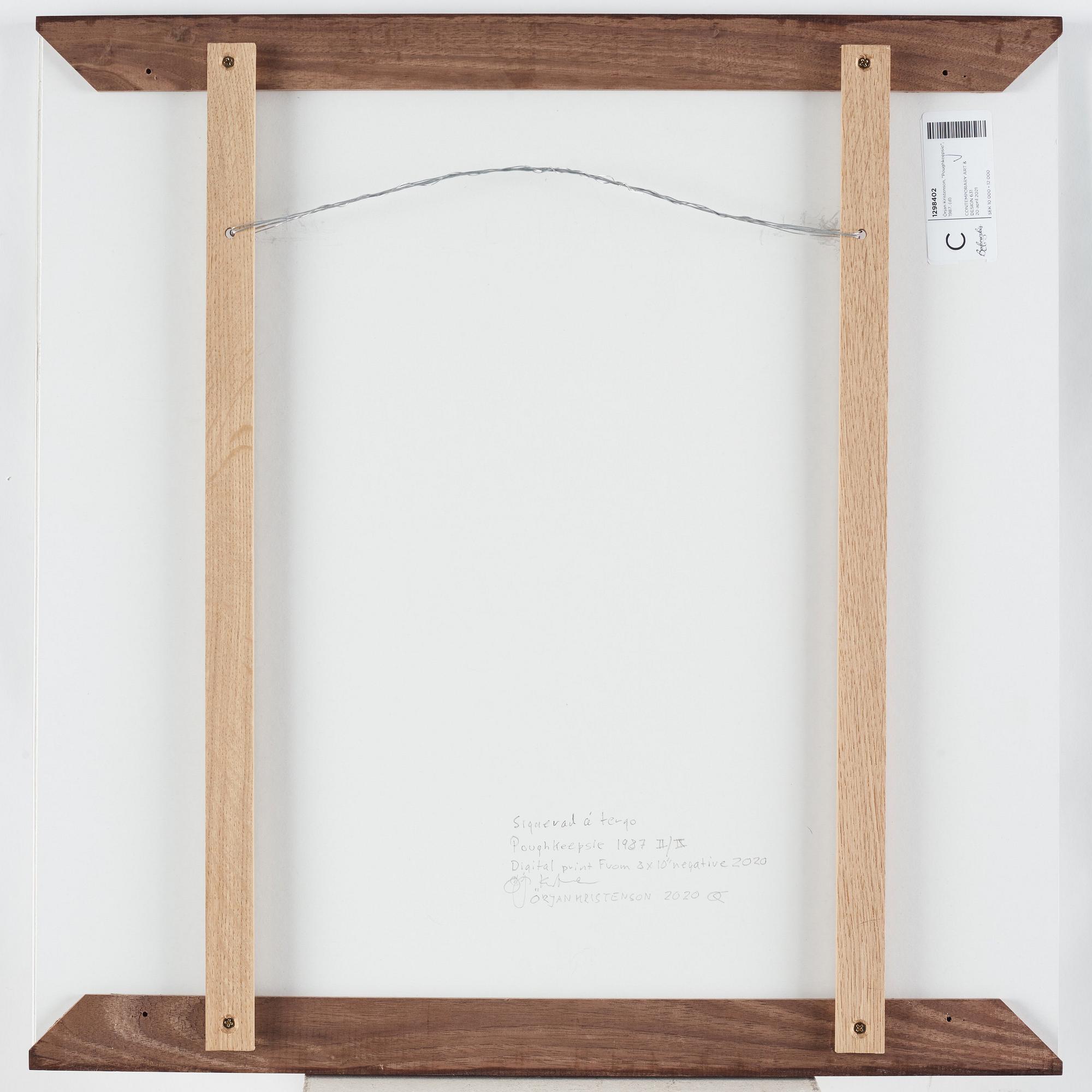 Örjan Kristenson, "Poughkeepsie", 1987.
