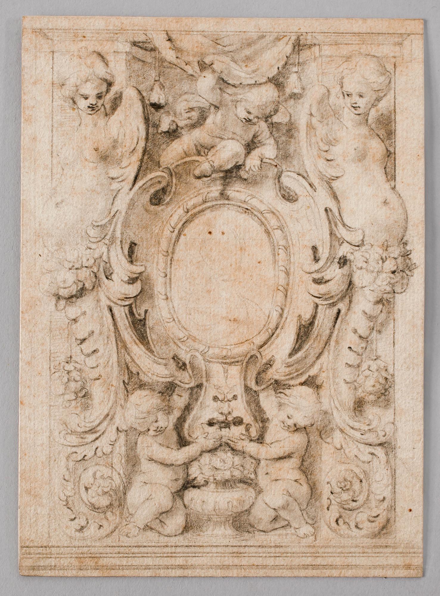 OKÄND KONSTNÄR, kolteckning, 1600/1700-tal.