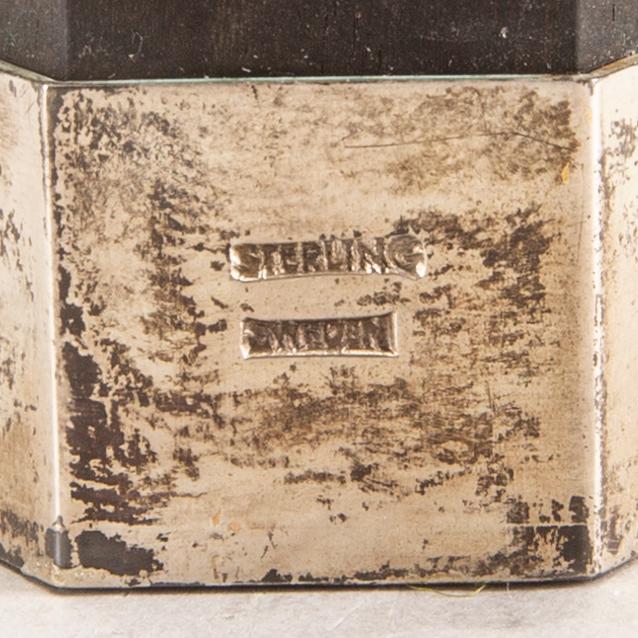 A Swedish 20th century sterling seal mark of Wiwen Nilsson Lund 1969.