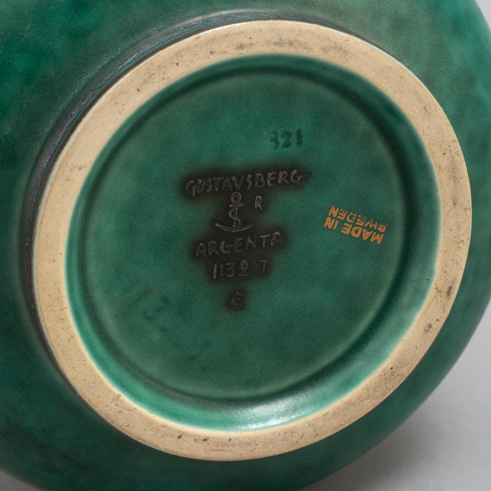 WILHELM KÅGE, vas, stengods, "Argenta", Gustavsberg.