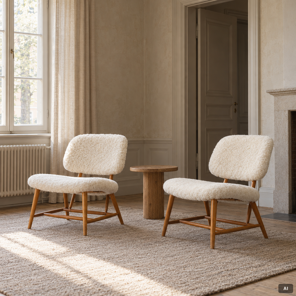 Alf Svensson, Armchairs, a pair, TeVe, Bra Bohag. Studio Ljumgs industrier, Malmö, 1950s.